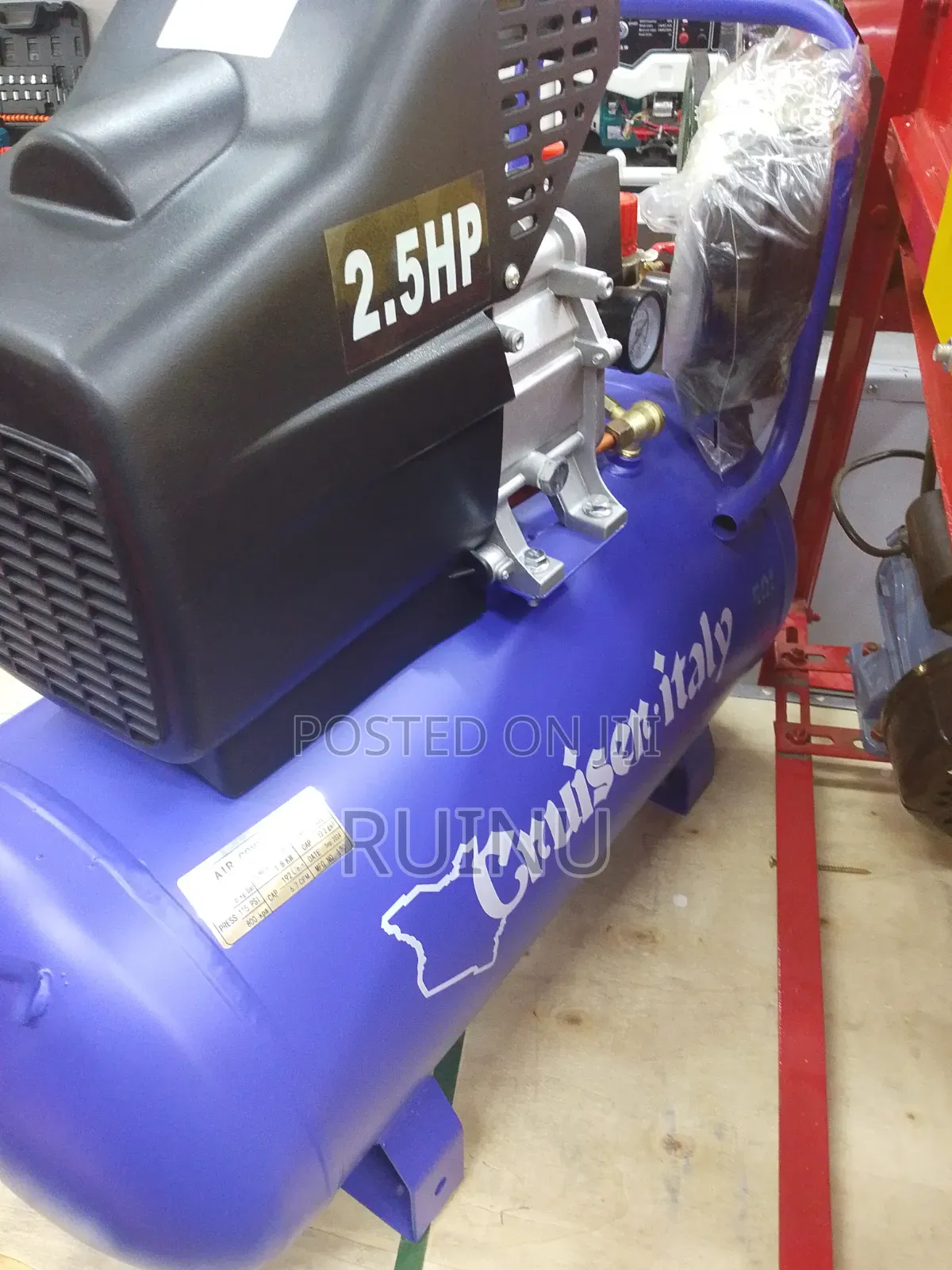 Higher Efficiency Cruiser Italy 50l Air Compressor