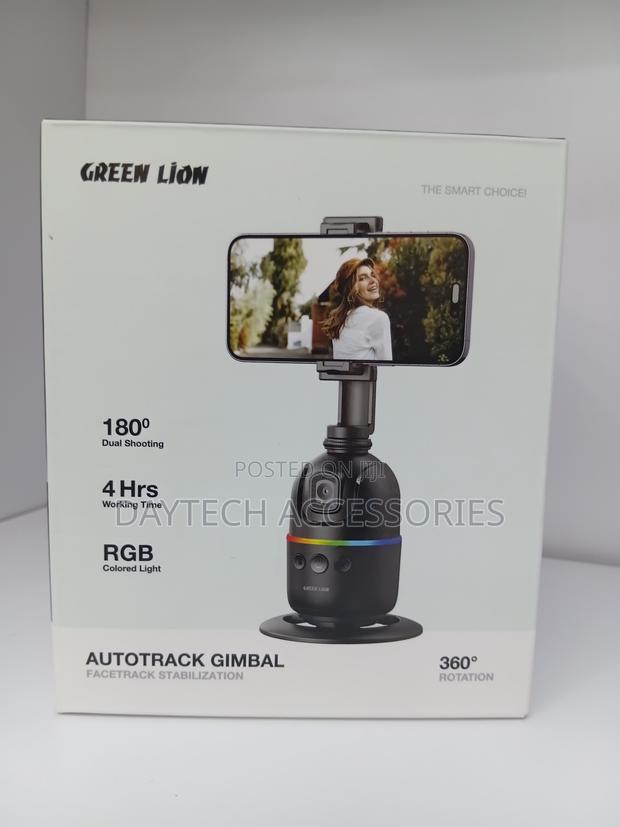 This Is a Green Lion AutoTrack Gimbal Designed for Smartphones.