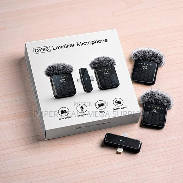 Hands-Free 3 in 1 Dual Mics Wireless Lavalier Microphone