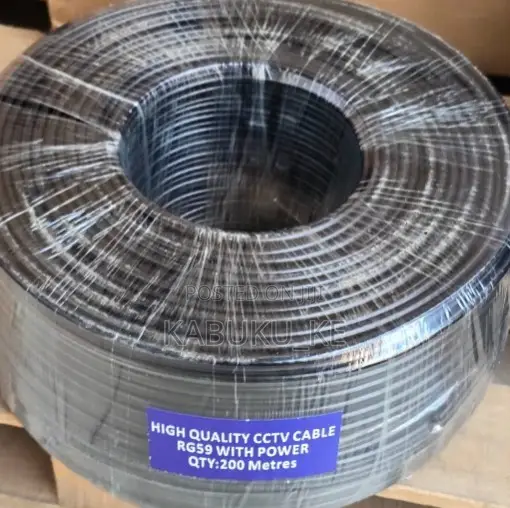 Five-Star RG59 CCTV Coaxial Cable 200M With Power
