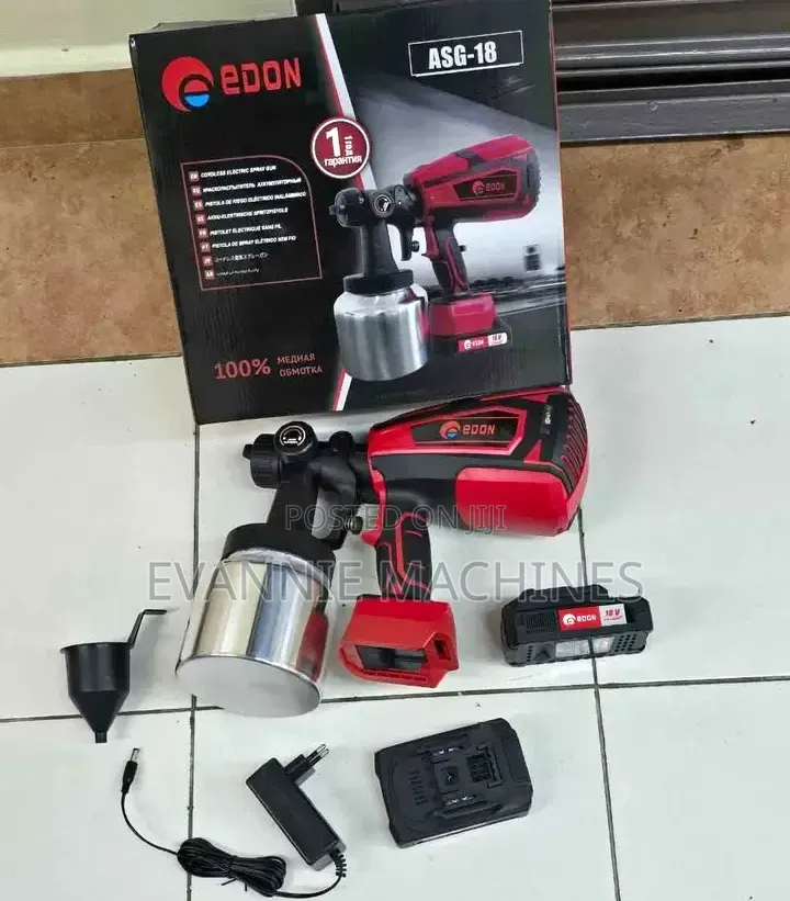 Certified Edon Cordless Spray Gun