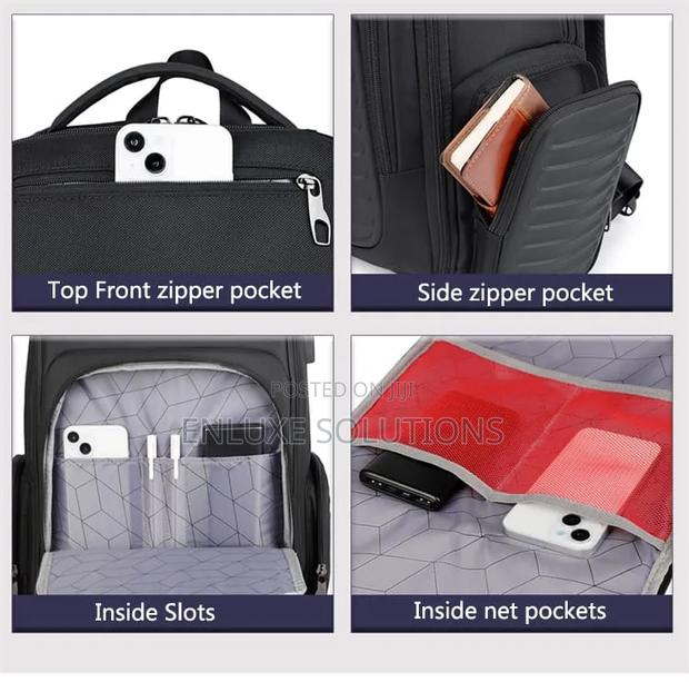 Ponasoo 5233 Premium Antitheft Backpack - thumbnail 9