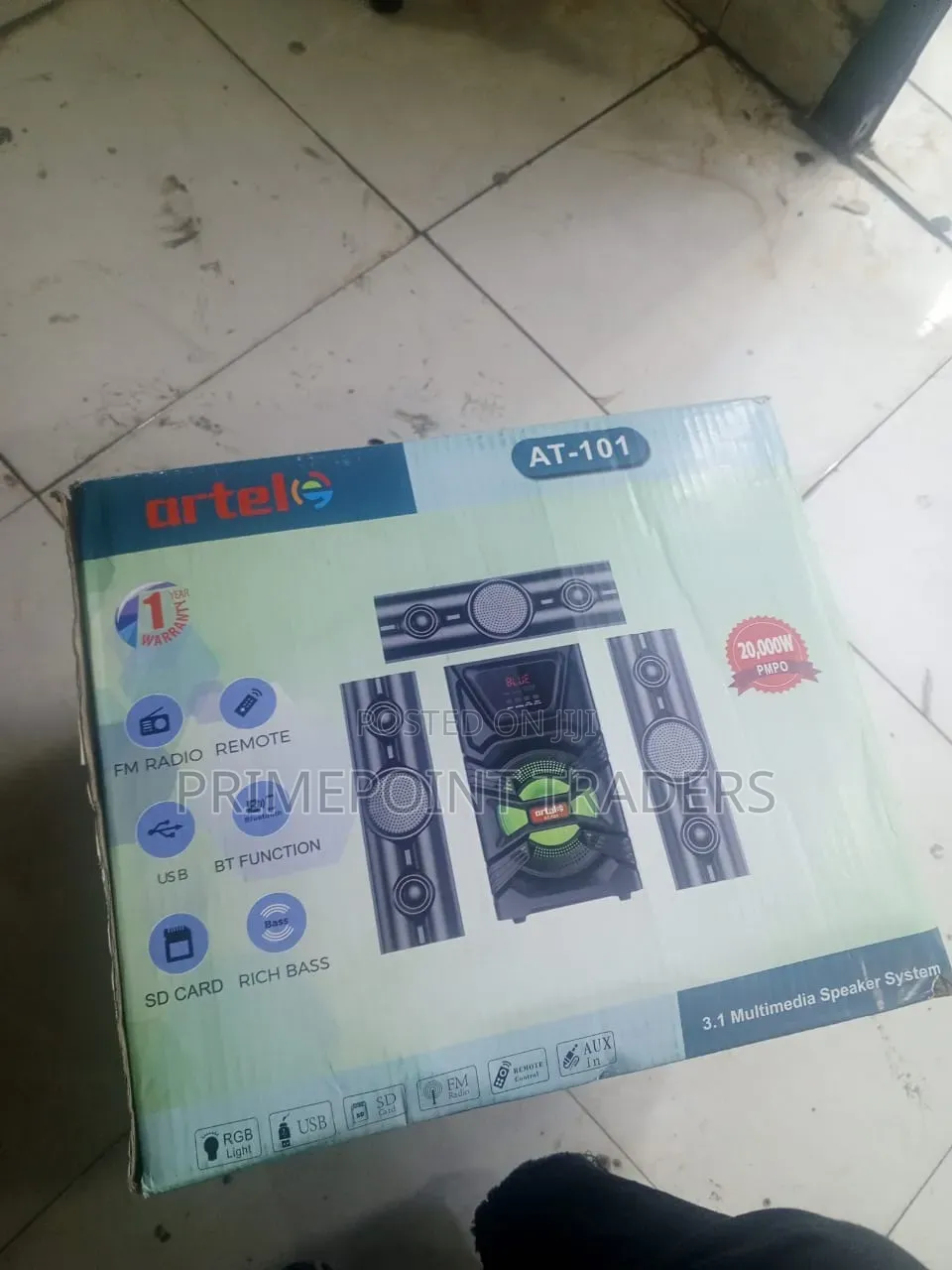 Artel Woofer 3.1 Stylish Design With Exceptional Sound Performance