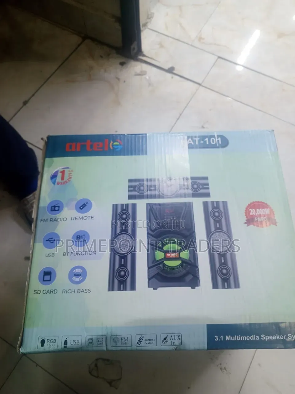 Artel Woofer 3.1 Stylish Design With Exceptional Sound Performance