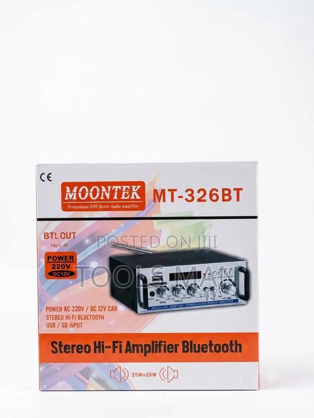 Moontek MT-326BT Hi-Fi Stereo Bluetooth Amplifier AC/DC 12V.