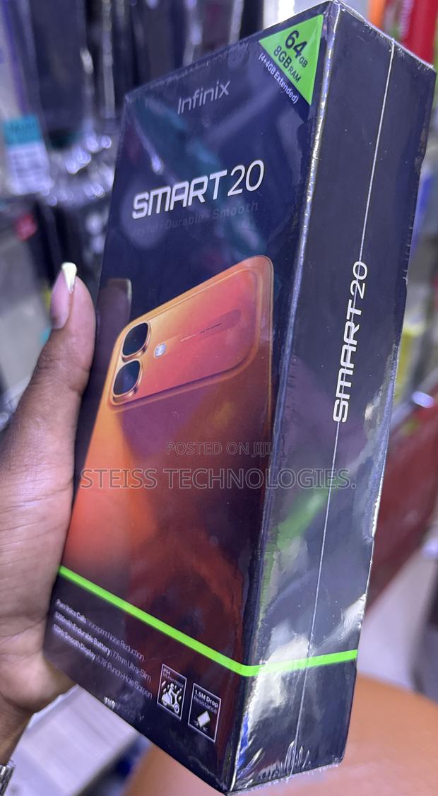New Infinix Smart 20 64 GB Blue - thumbnail 3