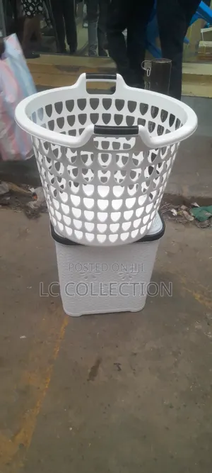 Dual Laundry Baskets(rectangular and Round)