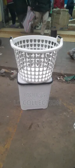 Dual Laundry Baskets(rectangular and Round)