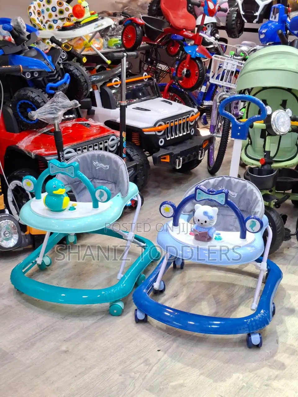Baby Walker With Interactive Toy and Stable Support