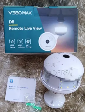 New Design V380pro Hidden Bulb Camera With Light
