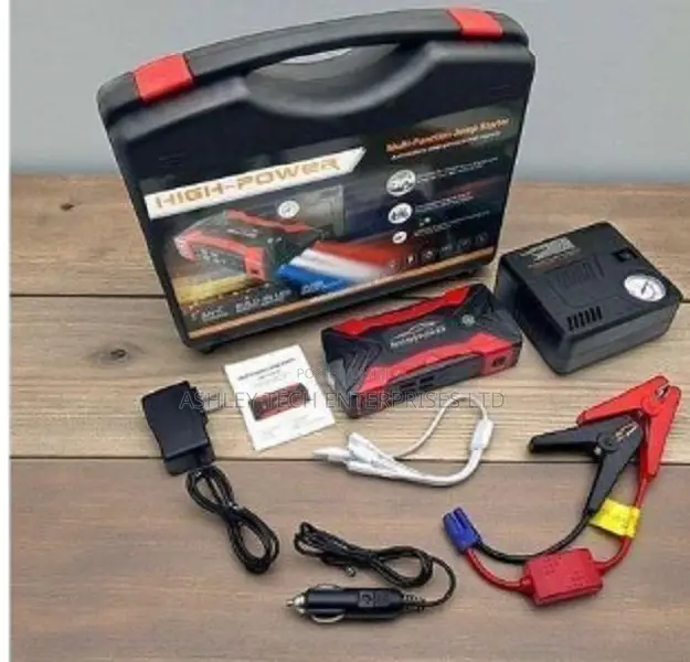Portable Car Jump Starter Kit – High Power Emergency Battery Booster