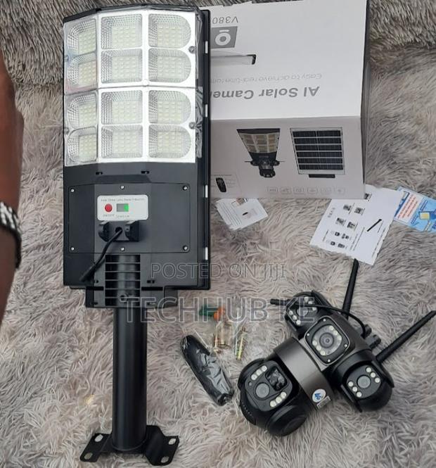 4G Solar Camera 180W Smart Outdoor CCTV Camera With V380 Pro App