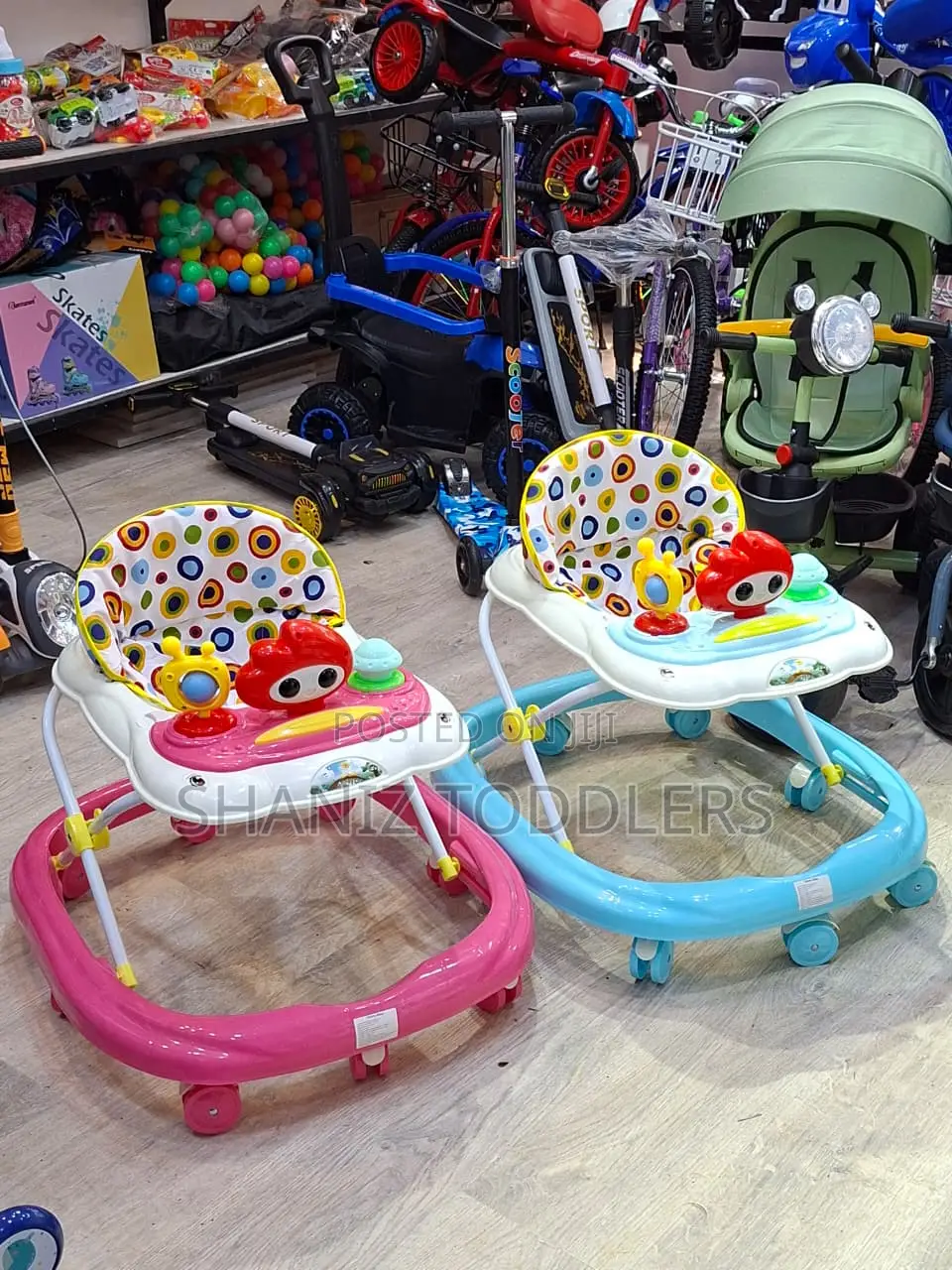 Premium Baby Walker With Activity Tray and Wheels