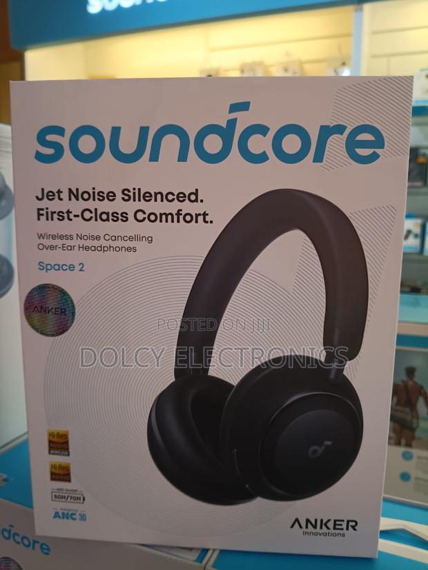 Anker Soundcore Space 2 Jet Noise Silenced Headphones - main view