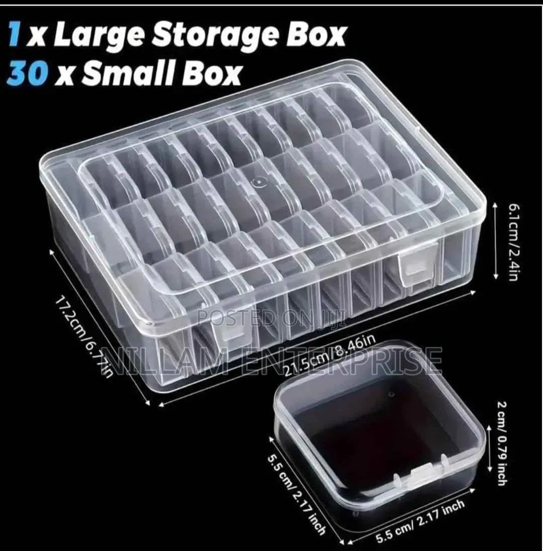 30+1Grid Piece Transparent Plastic Storage Set