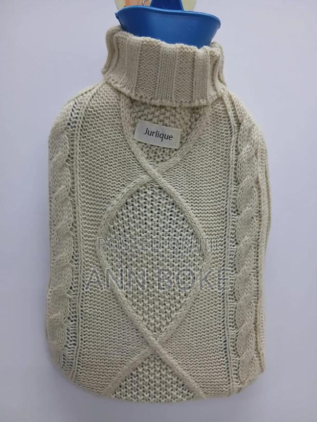 2L Hot Water Bottle Now Available* Silicone Made Knitted Dressed - thumbnail 2