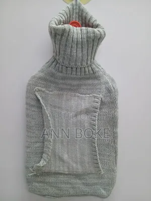 2L Hot Water Bottle Now Available* Silicone Made Knitted Dressed