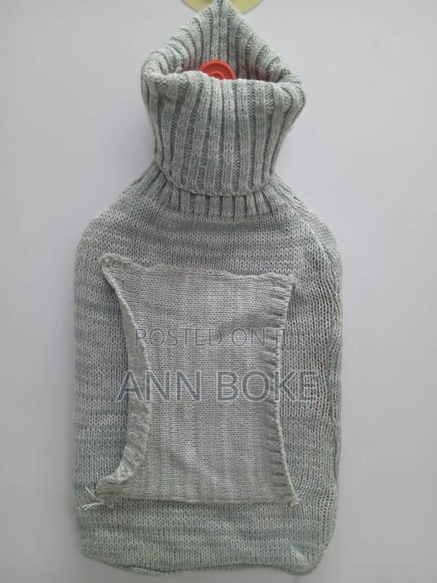 2L Hot Water Bottle Now Available* Silicone Made Knitted Dressed - thumbnail 3