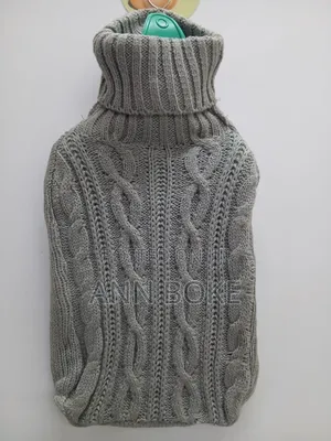 2L Hot Water Bottle Now Available* Silicone Made Knitted Dressed