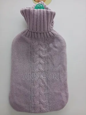 2L Hot Water Bottle Now Available* Silicone Made Knitted Dressed