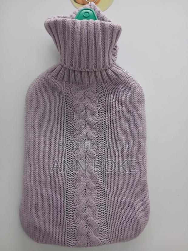 2L Hot Water Bottle Now Available* Silicone Made Knitted Dressed - thumbnail 5