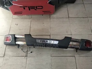 Rear Bumper Guard Prado 120 With Lights