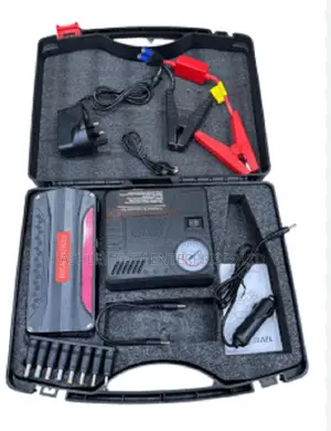 Multi-Function Car Jump Starter Kit With LED Flashlight