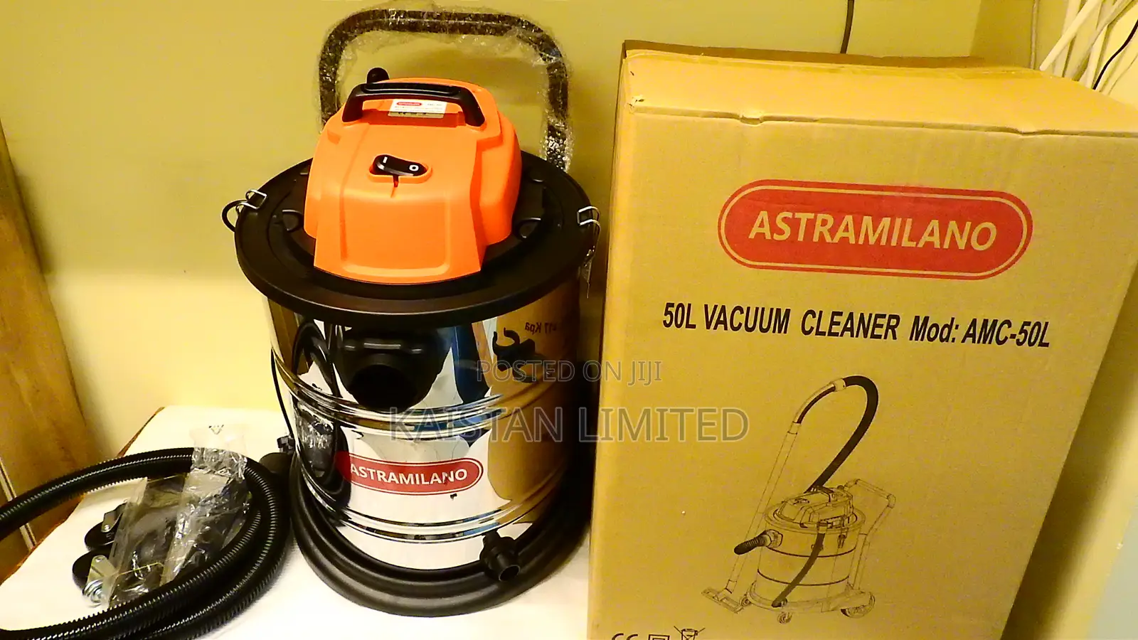 Astramilano 50L High-Performance Wet and Dry Multi-Surface Vacuum