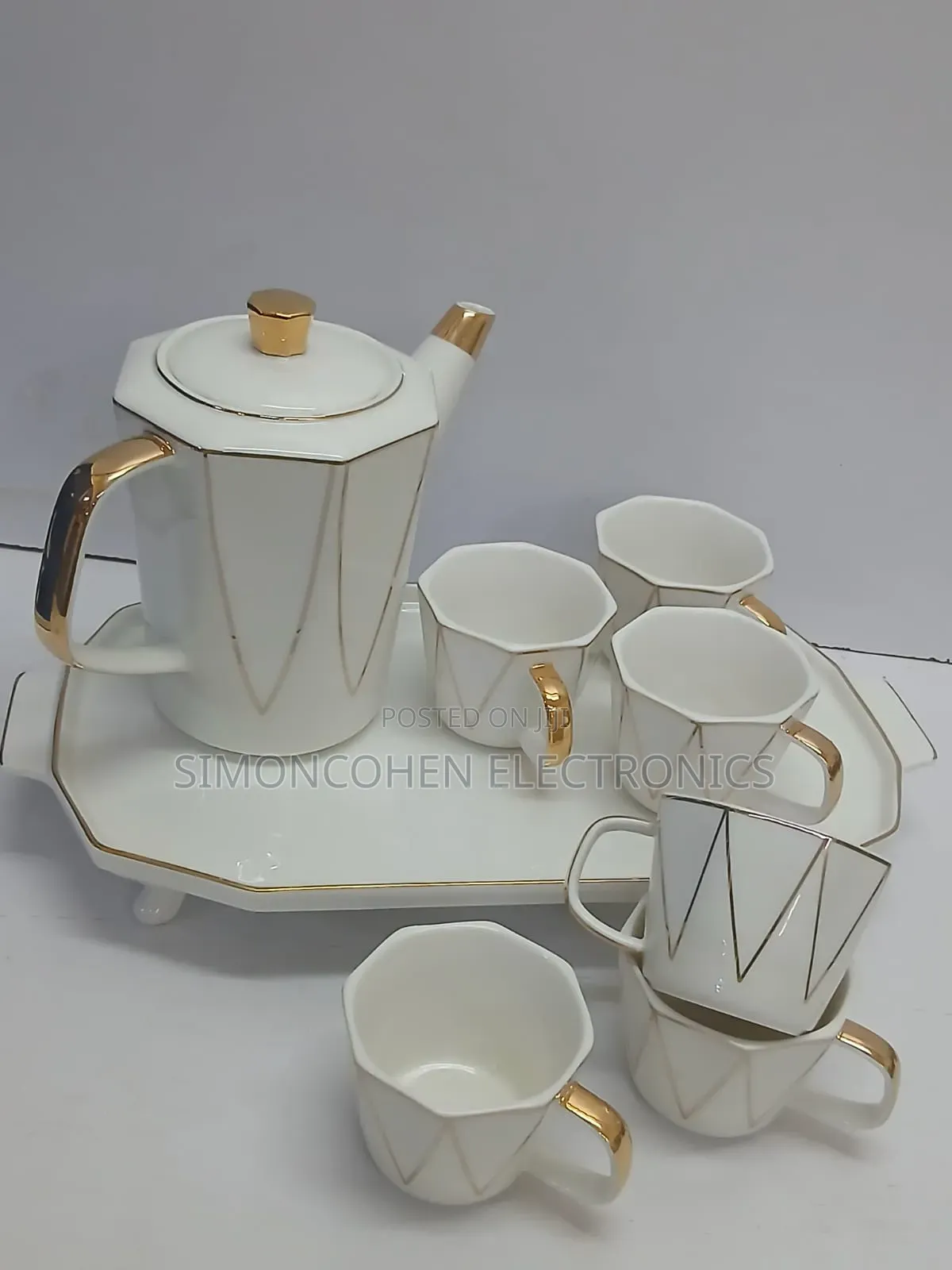 Nordic Ceramic Tea Set With Kettle