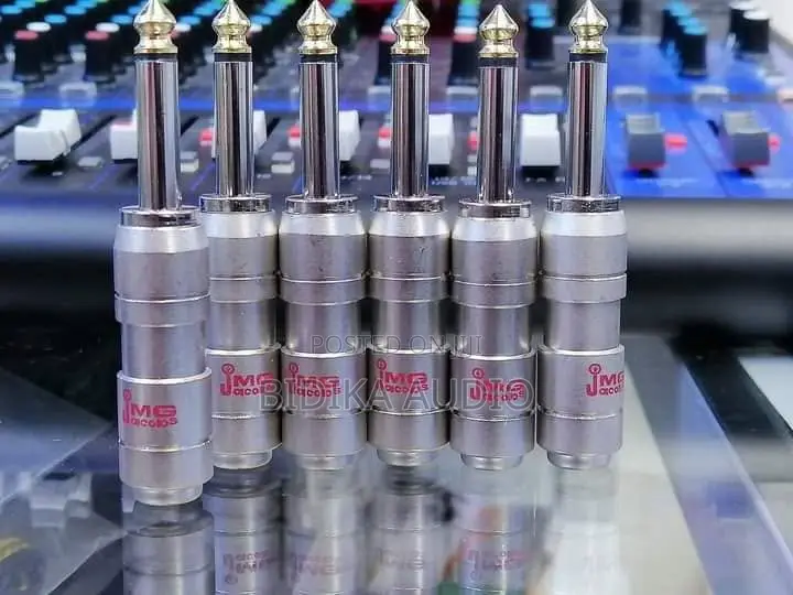 JMG Jacobs 6.35mm Mono TS Audio Jack Plug Connectors