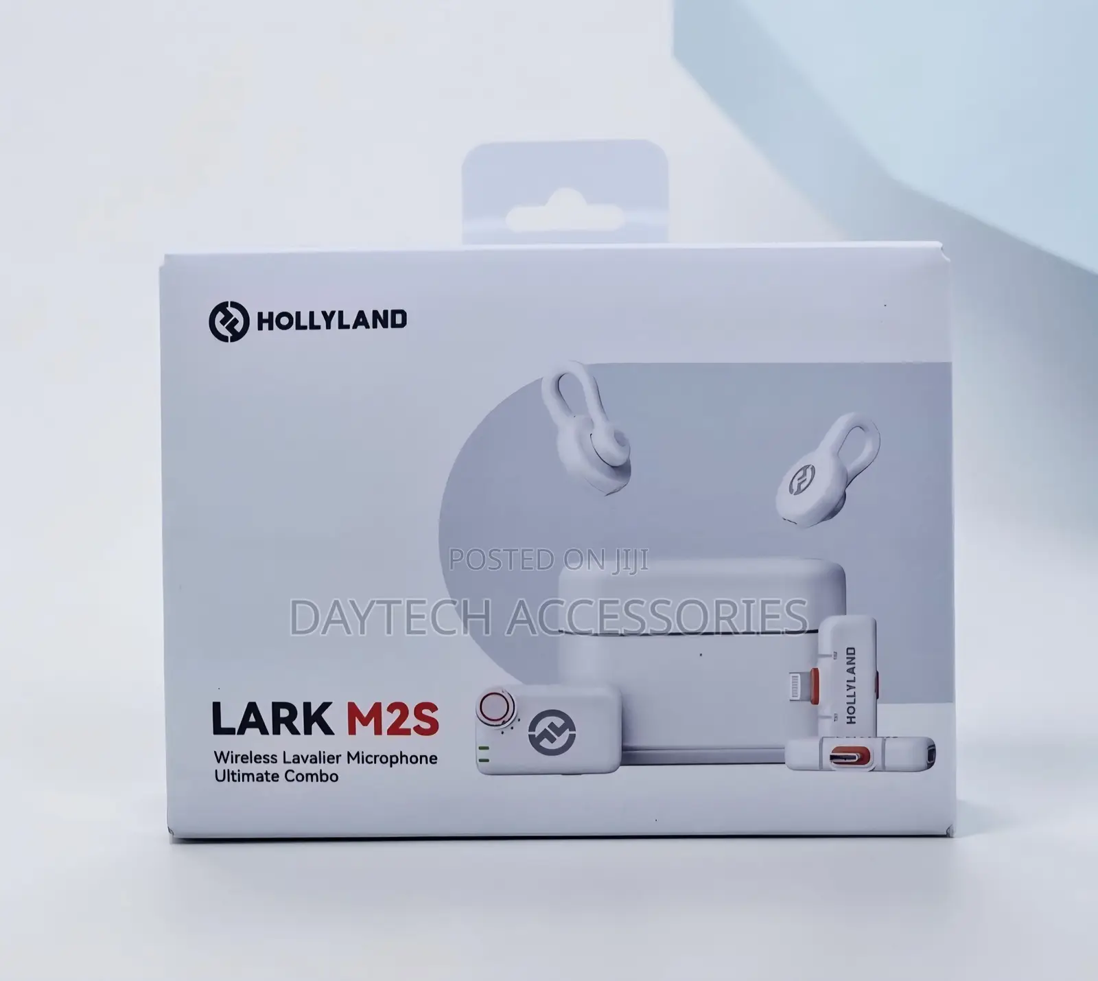 Hollyland Lark M2s Ultimate Combo Wireless Microphone White Black