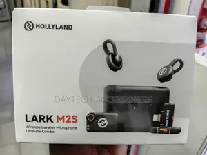 Hollyland Lark M2s Ultimate Combo Wireless Microphone White Black