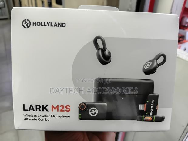 Hollyland Lark M2s Ultimate Combo Wireless Microphone White Black - thumbnail 3