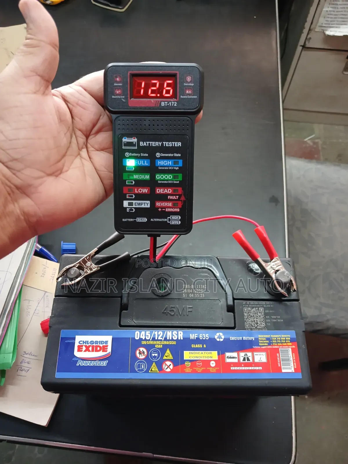 Battery Tester Digital 12v