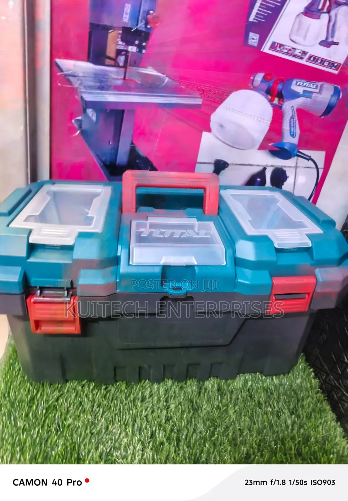 20" Empty Tool Organizer/ Plastic Tools Organizer Box