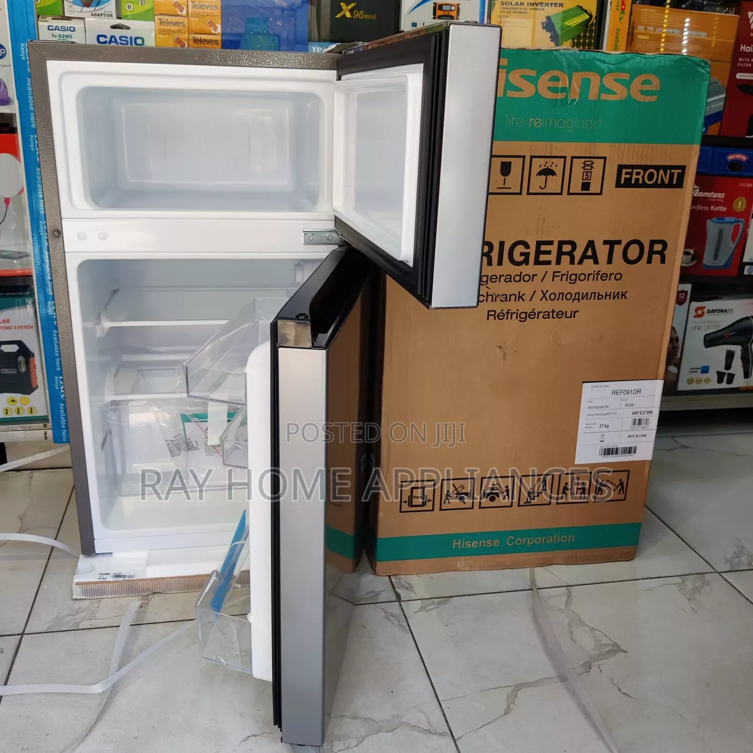 Hisense 91litres Double Door Refrigerator