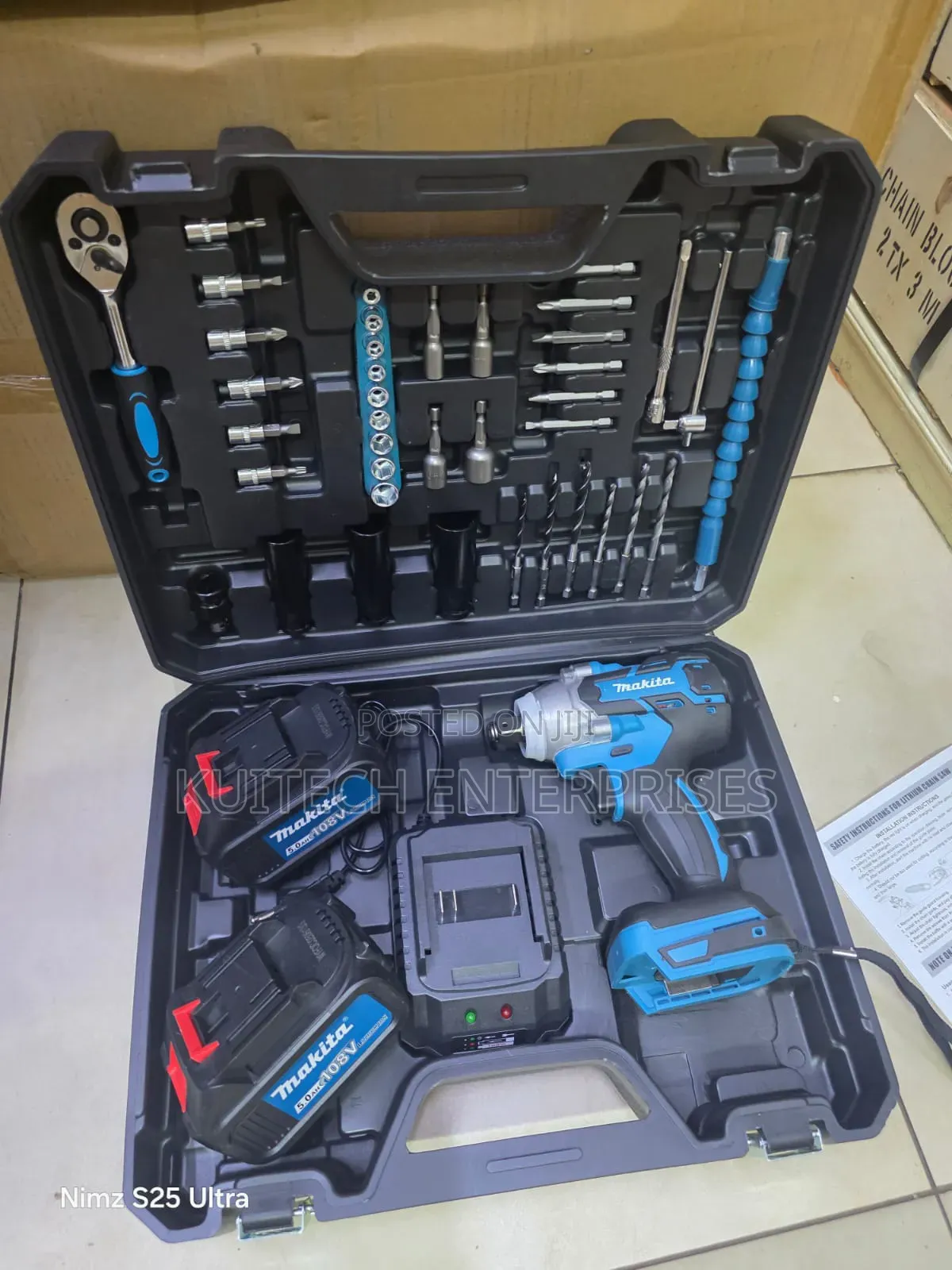 Makita Impact Wrench/ Cordless Impact Wrench 198v