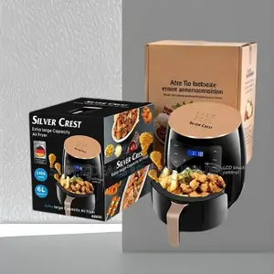 Responsive Silver Crest 4/5/6/8l Touch Screen Digital Air Fryer