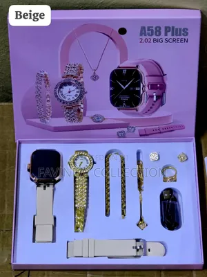 A58 Plus Smart Watch Plus Bracelet Combo Set