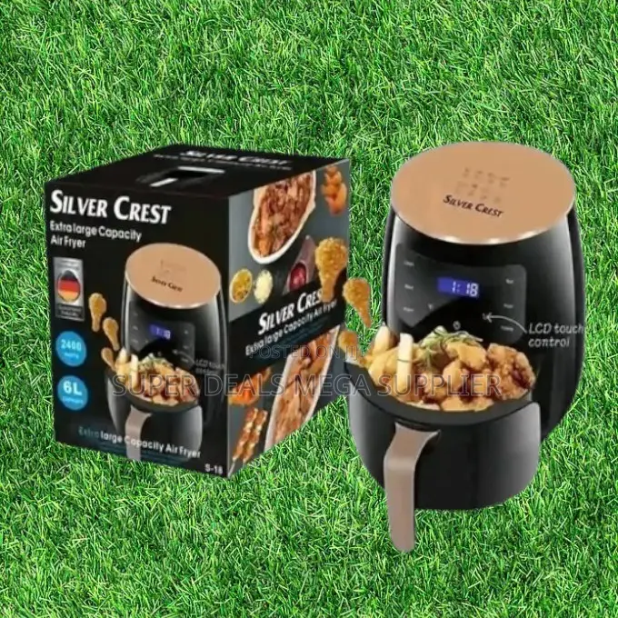Energy-Saving Silver Crest 4/5/6/8l Touch Screen Digital Air Fryer