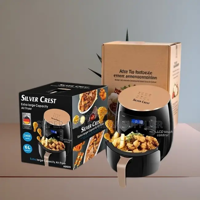 Fast-Cooking Silver Crest 4/5/6/8l Touch Screen Digital Air Fryer