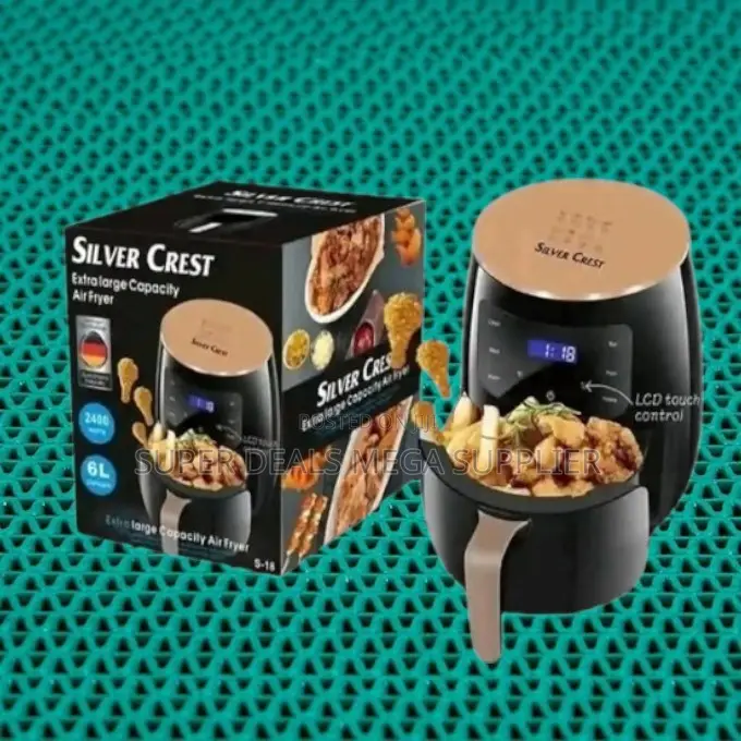 Fast-Cooking Silver Crest 4/5/6/8l Touch Screen Digital Air Fryer