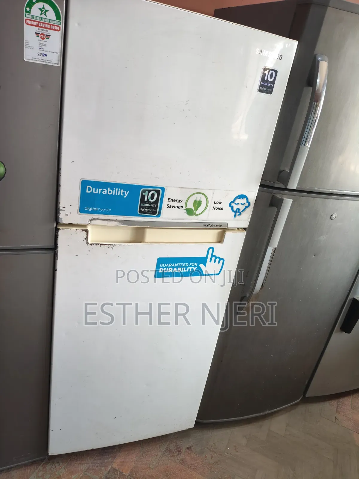 Pure White Sumsung Digital Inverter Fridge
