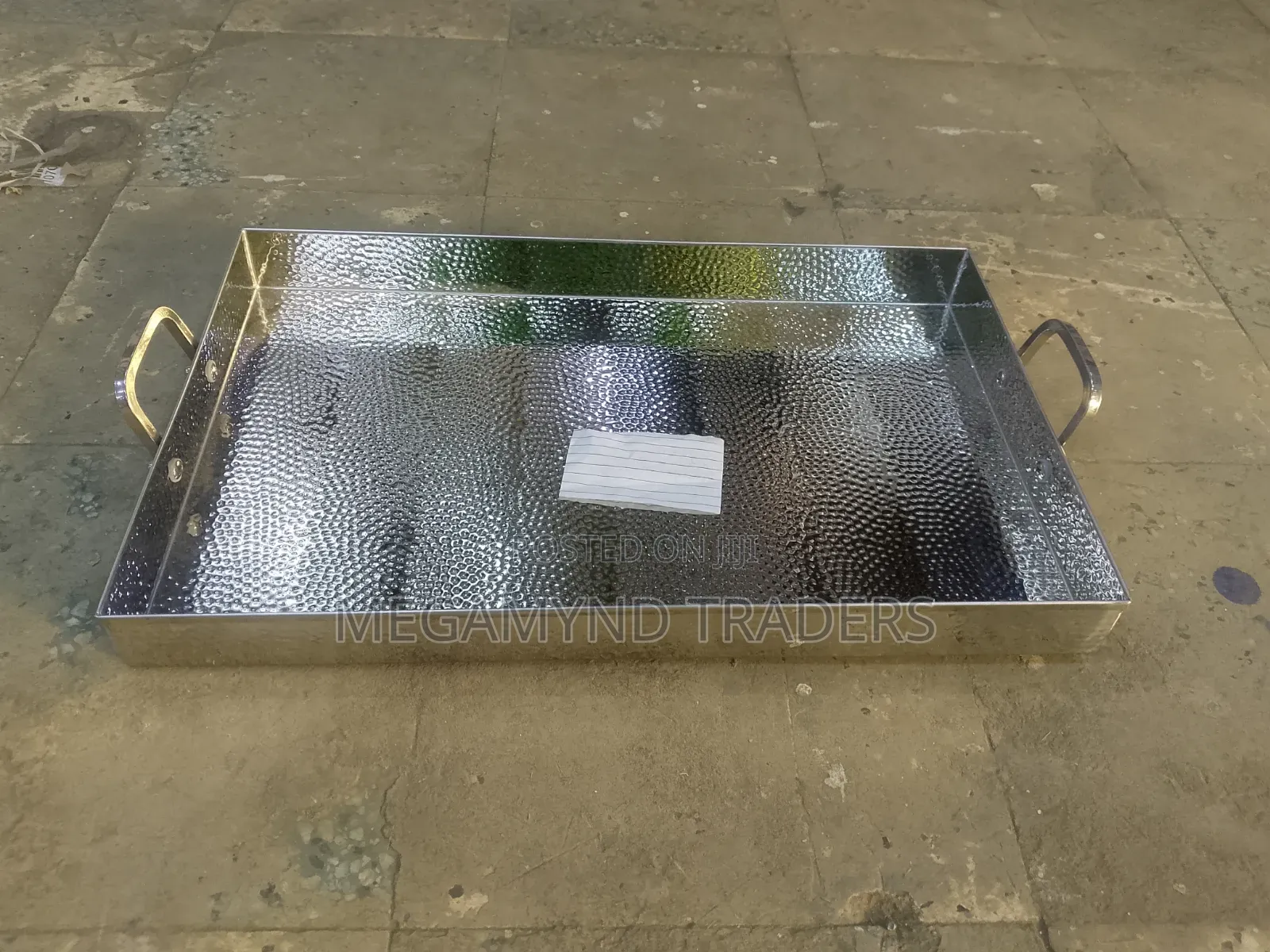 Stainless Steel Serving Tray / 53cm Serving Tray