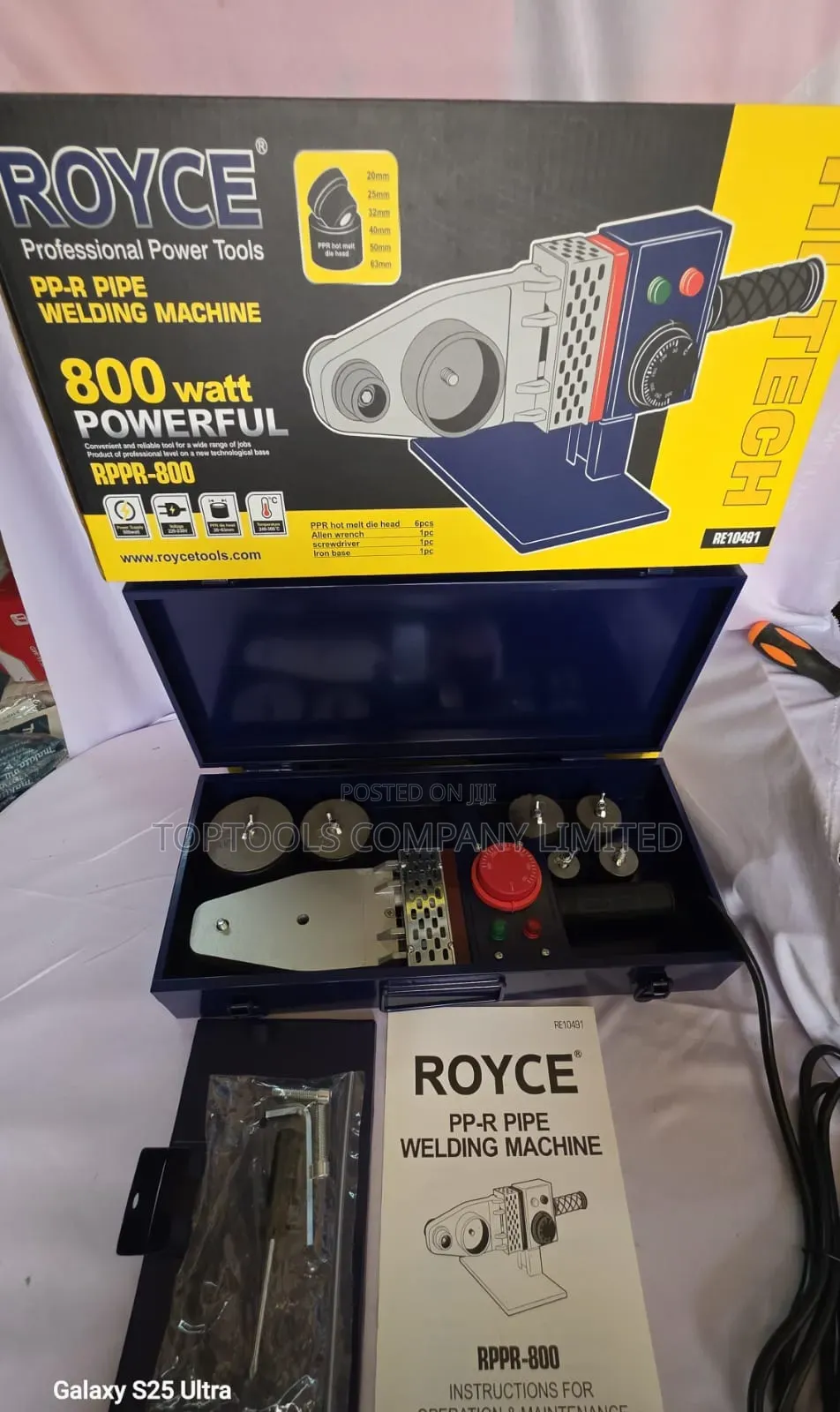 Royce PPR Pipe Welding Machine 800watts