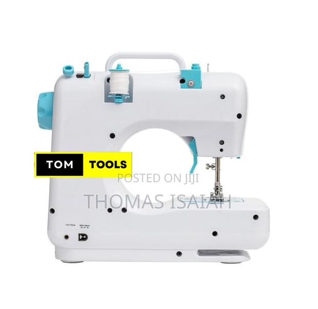 Mini Electric Sewing Machine With 12 Stitch Patterns, Foot Pedal,LED L - thumbnail 2