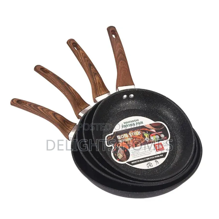 Granite Heavy Deep Nonstick Frying Pan_dav