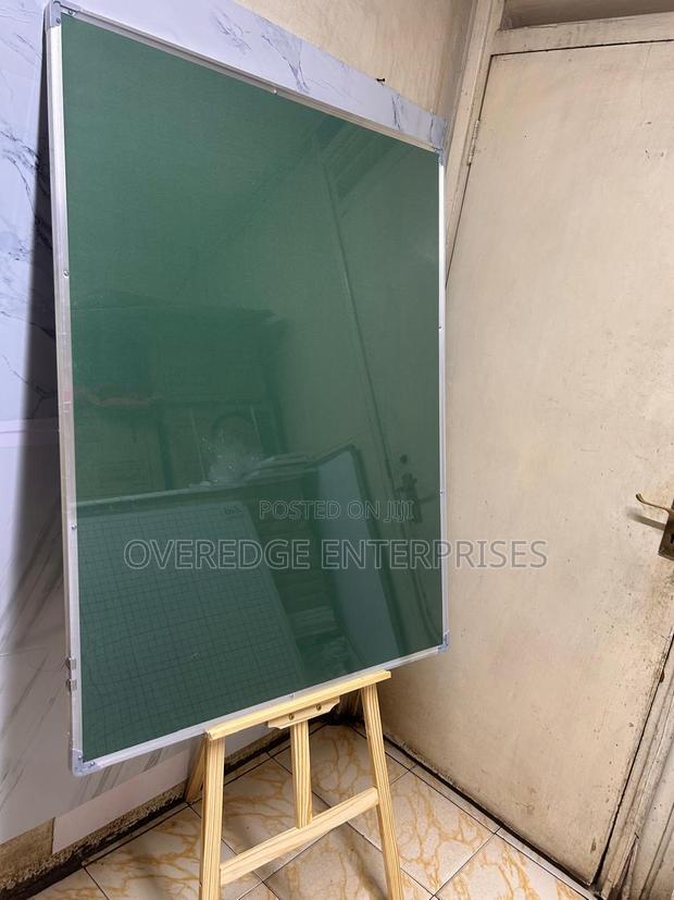 Office Pinboard With Wooden Stand