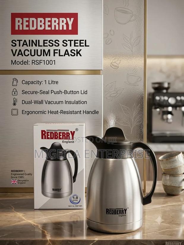 Redberry Unbreakable Flask 1L