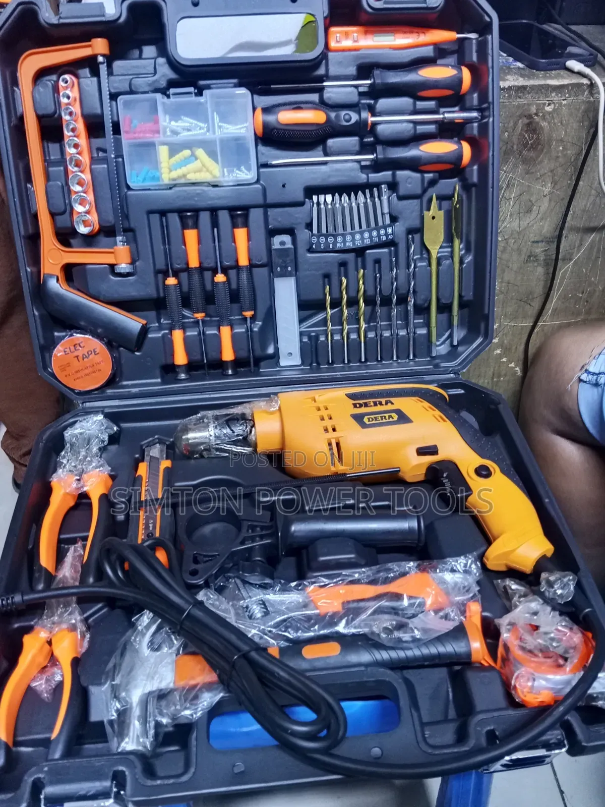117pc Dera Electric Tool Set Drill